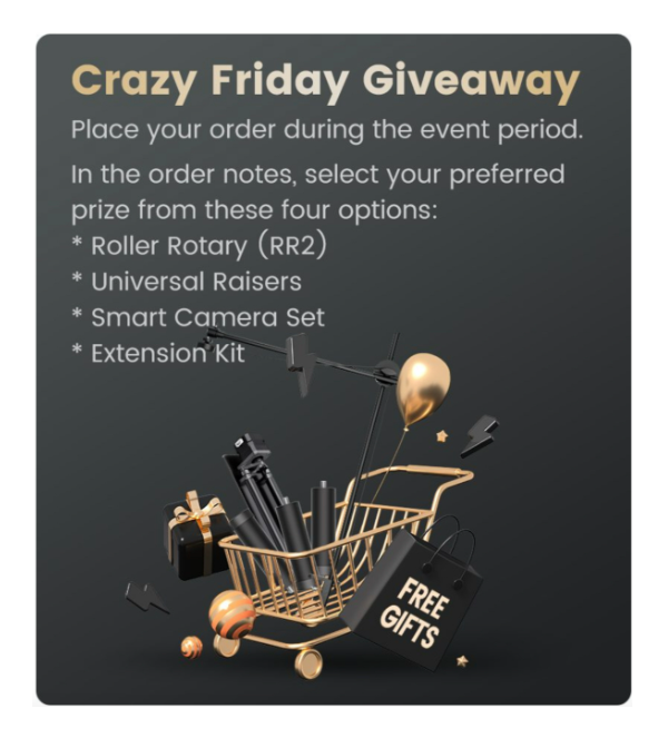 Algolaser's Crazy Friday Giveaway
